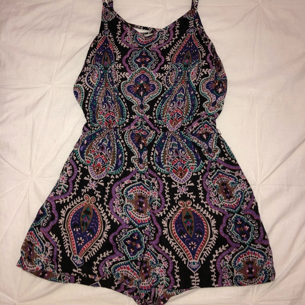 Stylish Patterned Romper